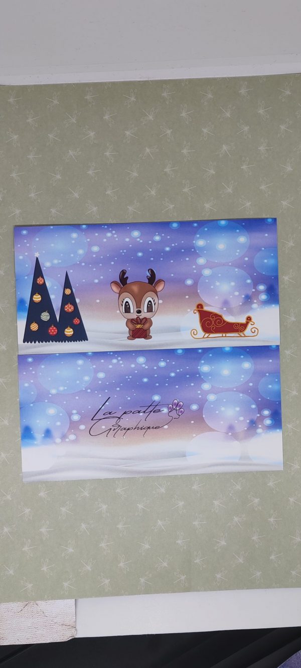 Marque page Renne poche