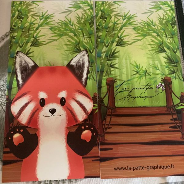 Marque page Sous les tropiques panda roux
