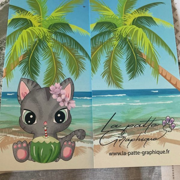 Marque page Sous les tropiques Luna
