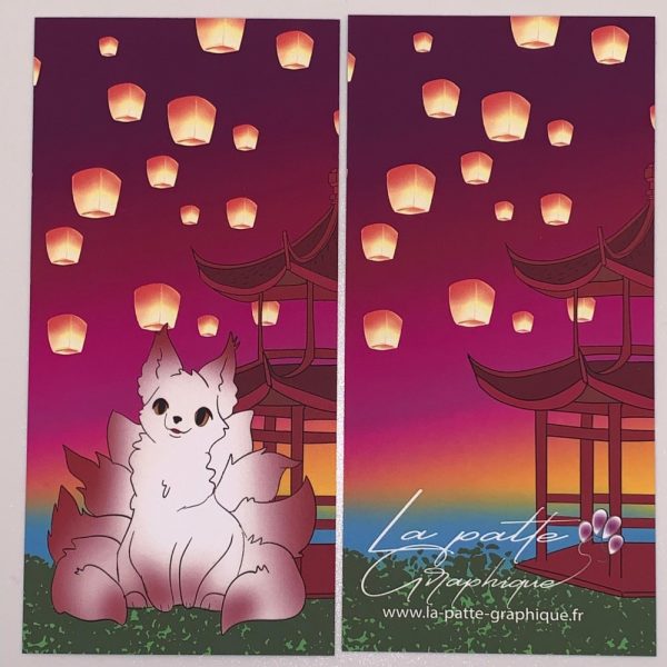 Marque page kitsune