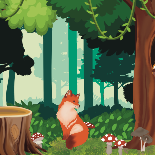 Fôret et renard