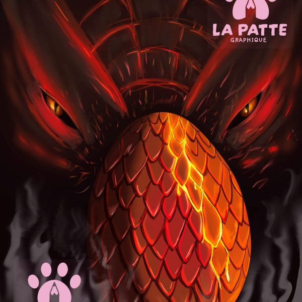Illustration Regard Hypnotique du Dragon