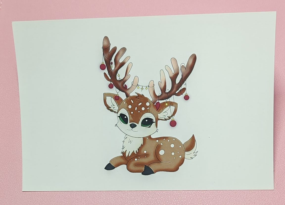 Illustration renne de noel