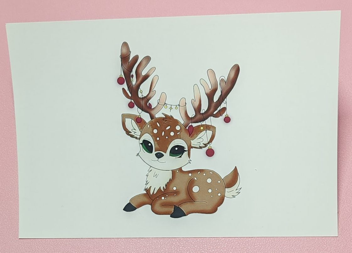 Illustration renne de noel